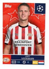 2025-26 Topps Champions League PSV Eindhoven 376 Joey Veerman