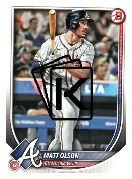 Baseballová karta 2025 Bowman 98 Matt Olson, Atlanta Braves