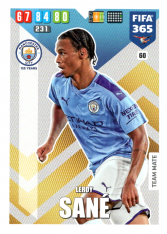 Fotbalová kartička Panini Adrenalyn XL FIFA 365 - 2020 Team Mate 60 Leroy Sané Manchester City