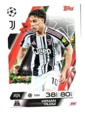 fotbalová kartička 2025-26 Topps Match Attax UCC Winter Collection Juventus 270 Kenan Yildiz