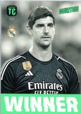 fotbalová karta Panini Top Class  185  Thibaut Courtois (Real Madrid CF)