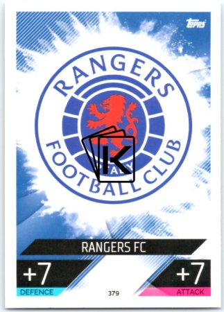 Fotbalová kartička 2022-23 Topps Match Attax UCL 379 Team Logo  - Rangers