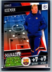 fotbalová kartička 2020-21 Topps Match Attax 101 Champions League 110 Ronald Koeman FC Barcelona