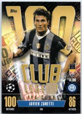 2023-24 Topps Match Attax EXTRA UEFA Club Competition 100 Club Legend 335 Javier Zanetti (FC Internazionale Milano)