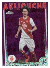 fotbalová kartička 2024-25 Topps Chrome Magenta 64 - Magnes Akliouche