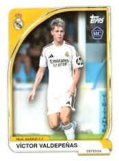 fotbalová kartička 2025-26 Topps Team set Real Madrid CF 8 Víctor Valdepeñas