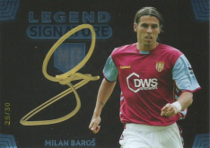 2023 Pro Arena Milan Baroš My Journey Legend Signature SI08 Aston Villa /30