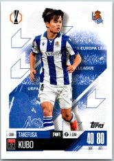 fotbalová kartička 2024-25 Topps Match Attax UEFA Club Competitions 288 Takefusa Kubo (Real Sociedad de Futbol)
