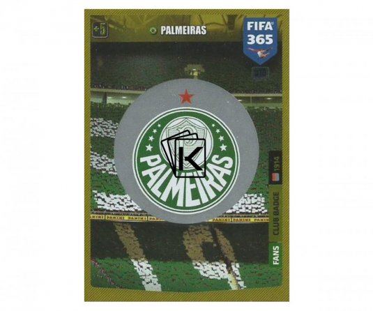 Fotbalová kartička Panini FIFA 365 – 2020 Znak Esportiva Palmeiras
