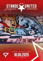 2025-26 SportZoo SK Slavia Praha Stands United SU-14 Slavia vs. Sparta - nadstavba