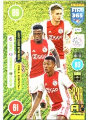 fotbalová karta Panini Adrenalyn XL FIFA 365 2021 Power Trio 279 Neres Promes Tadic AFC Ajax