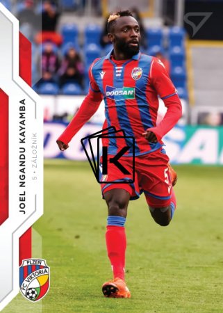 fotbalová kartička SportZoo 2020-21 Fortuna Liga Serie 2 řadová karta 284 Joel Ngandu Kayamba FC Viktoria Plzeň