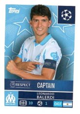 2025-26 Topps Champions League  Olympique de Marseille 341 Leonardo Balerdi