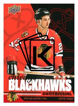 2025-26 Upper Deck Centennial Chicago Blackhawks 31 Darryl Sutter
