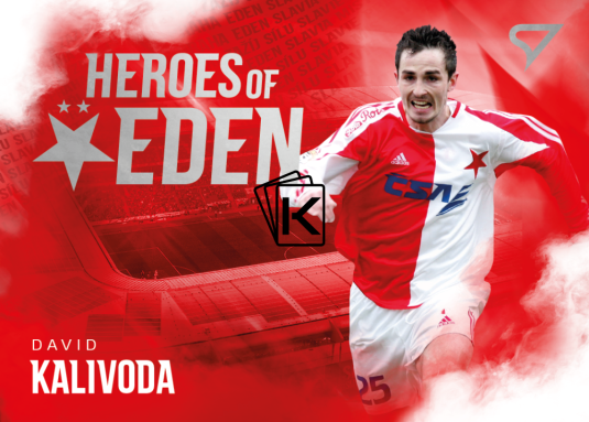2025-26 SportZoo SK Slavia Praha Heroes of Eden HE-08 David Kalivoda