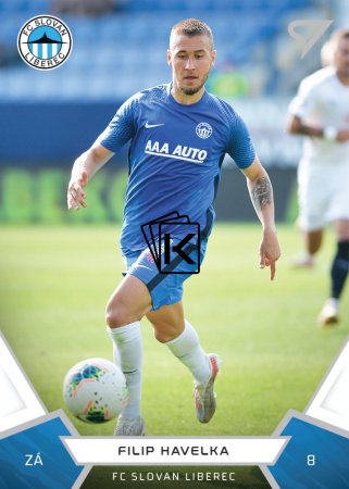fotbalová kartička 2021-22 SportZoo Fortuna Liga 84 Filip Havelka FC Slovan Liberec