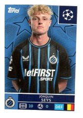 2025-26 Topps Champions League  Club Brugge 485 Joaquin Seys