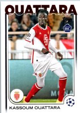fotbalová kartička 2024-25 Topps UEFA Club Competitions Flagship 103 Kassoum Ouattara RC AS Monaco