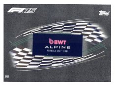 2025 Topps Turbo Attax F1 BWT Alpine  55 Team Logo