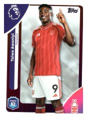 fotbalová kartička 2025-26 Topps  Premier League 248 Taiwo Awoniyi (Nottingham Forest)