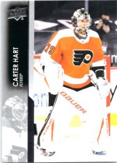 hokejová karta 2021-22 UD Series One 135 Carter Hart - Philadelphia Flyers