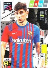 fotbalová kartička Panini Adrenalyn XL FIFA 365 2022 RS 45 Yusuf Demir FC Barcelona