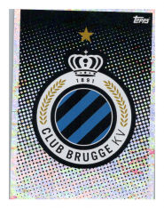 2020-21 Topps Champions League samolepka BRU1 Logo Club Brugge