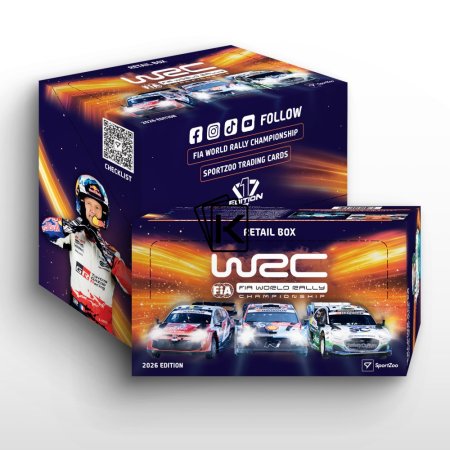 2026 Sportzoo FIA WRC Trading Cards Retail Box