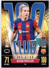 2023-24 Topps Match Attax EXTRA UEFA Club Competition 100 Club UEFA Women's Champions League 341 Alexia Putellas (FC Barcelona)
