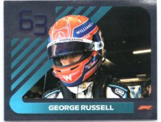 samolepka 2021 Topps Formule 1 Helmet 202 George Russell Williams