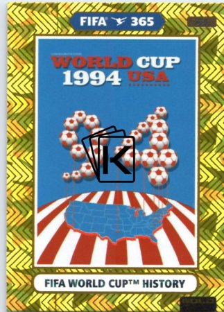 fotbalová karta Panini Adrenalyn XL FIFA 365 2021 FIFA World Cup History 384 USA 1994
