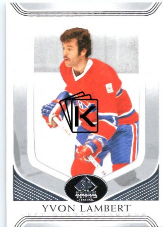 Hokejová karta 2020-21 Upper Deck SP Legends Signature Edition 286 Yvon Lambert - Montreal Canadiens