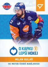 hokejová kartička 2021-22 SportZoo Live Tipsport Extraliga O Kapku Lepší Hokej  KN-14 Milan Gulaš HC Motor České Budějovice /35