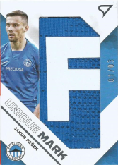 2020-21 SportZoo Fortuna Liga Unique  Mark UM11 Jakub Pešek F:L Logo 1/3 FC Slovan Liberec