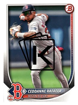 Baseballová karta 2025 Bowman 53 Ceddanne Rafaela, Boston Red Sox