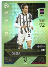Fotbalová kartička 2022-23 Topps Match Attax UCL Limited Edition LE24 Federico Chiesa Juventus