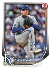 Baseballová karta 2025 Bowman 40 Cole Ragans, Kansas City Royals