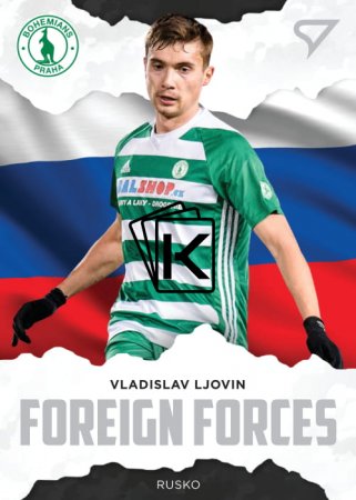 fotbalová kartička SportZoo 2020-21 Fortuna Liga Serie 2 Foreign Forces FF36 Vladislav Ljovin Bohemians Praha