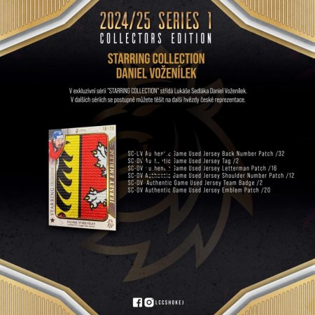 2024 25 Legendary Cards Český Hokej - Series 1 Collectors Edition Case ( 6 boxů)