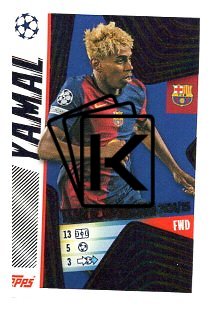 2025-26 Topps Champions League 2024/25 UEFA Champions League Team of the Season 11 Lamine Yamal (FC Barcelona)