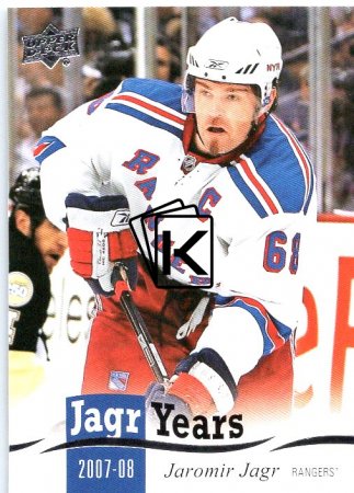 Insertní karta 2018-19 Years JJ-17 Jaromir Jagr New York Rangers