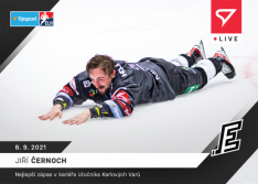 hokejová kartička SportZoo 2021-22 Live L-002 Jiří Černoch Energie Karlovy Vary
