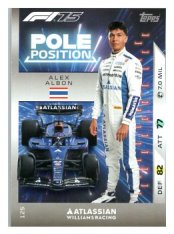 2025 Topps Turbo Attax F1 Williams Racing Pole Position  125 Alex Albon