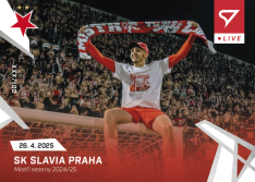 fotbalová kartička 2024-25 SportZoo Chance Liga Live L-52 SK Slavia Praha