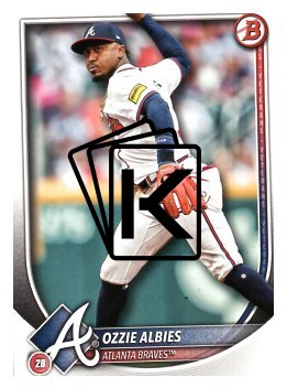 Baseballová karta 2025 Bowman 71 Ozzie Albies, Atlanta Braves