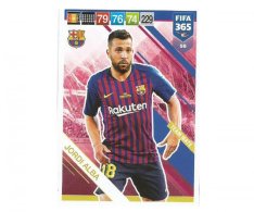 Fotbalová kartička Panini FIFA 365 – 2019 Team Mate 56 Jordi Alba FC Barcelona
