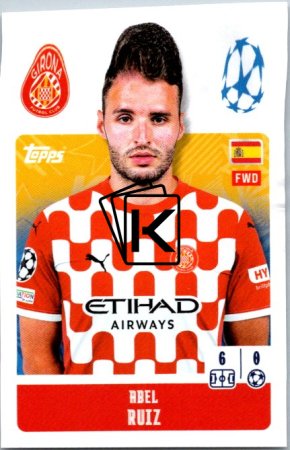 2024-25 Topps Champions League 231 Abel Ruiz (Girona FC)