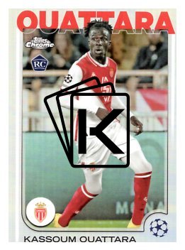 fotbalová kartička 2024-25 Topps Chrome Refractor 103 - Kassoum Ouattara