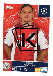 2025-26 Topps Champions League AFC Ajax 53 Oscar Gloukh