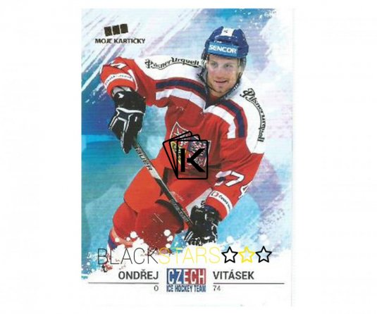 Hokejová kartička Czech Ice Hockey Team 40. Ondřej Vitásek
